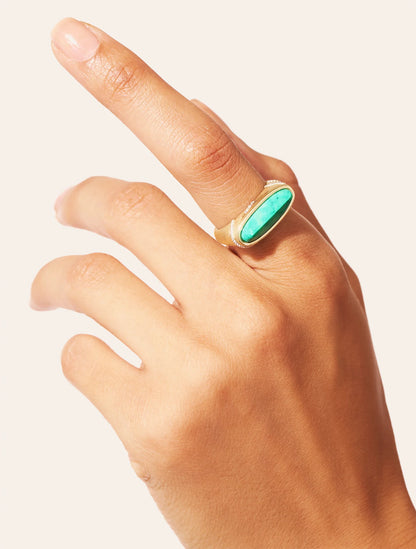 Bague Minuit Turquoise