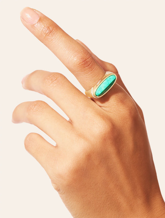 Bague Minuit Turquoise