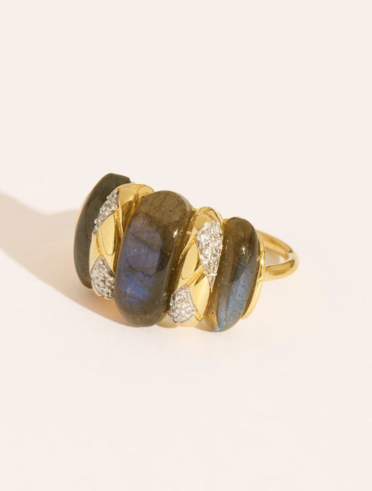 Bague Oro Labradorite