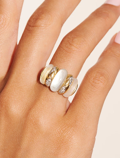 Bague Oro Nacre
