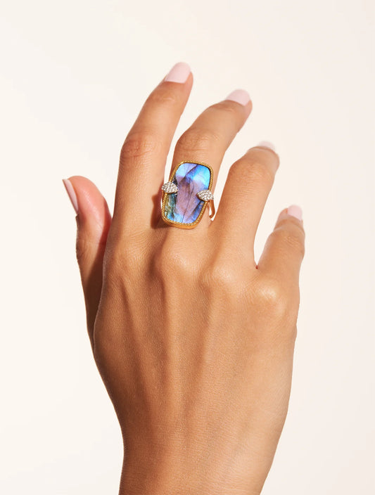 Bague Sangha Labradorite