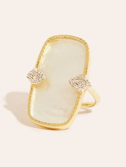 Bague Sangha Nacre