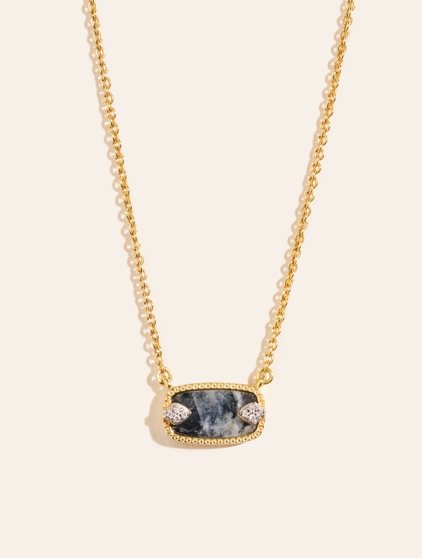 Collier Sangha Onyx Pierre De Lune