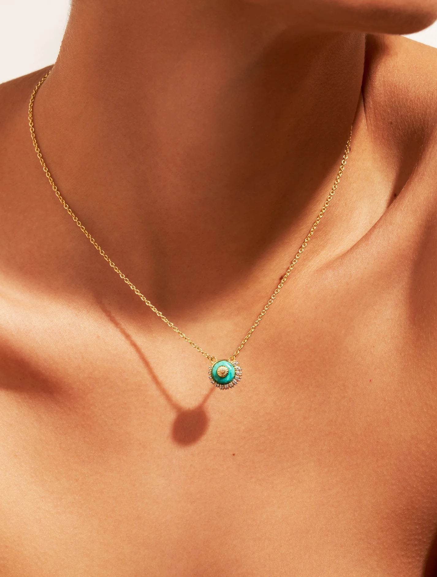 Collier Coquillage Turquoise