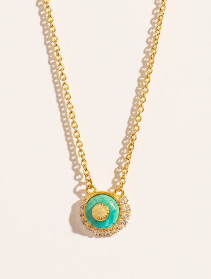 Collier Coquillage Turquoise