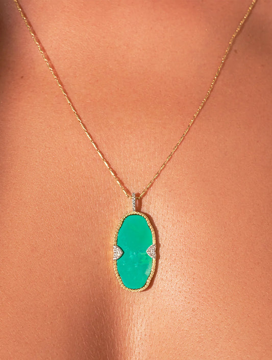 Sautoir Belize Turquoise