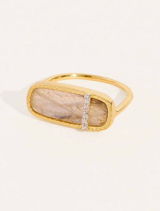 Bague Izy 3 Labradorite