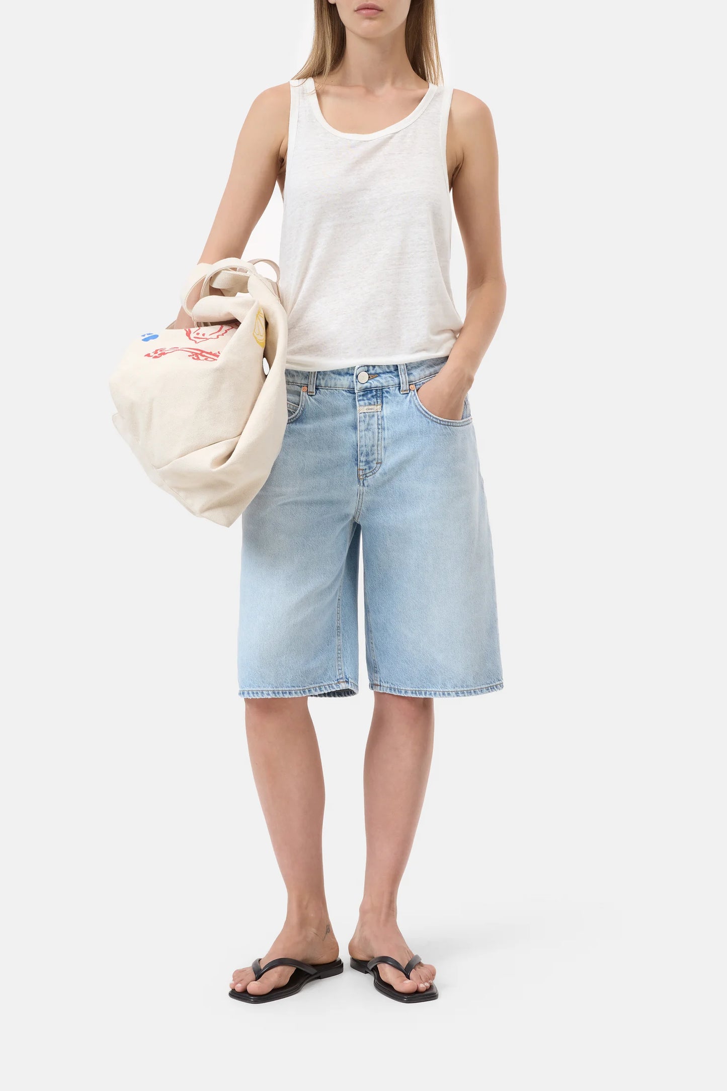 Short Jenica Light Blue