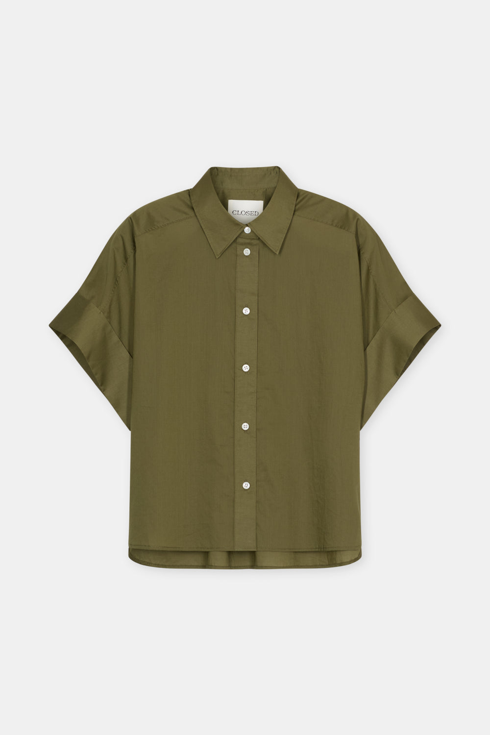 Chemise Turn Up Hunter Green