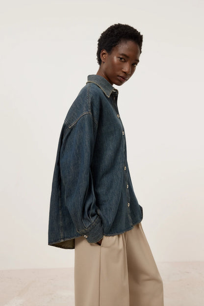 Chemise Cape Dark Blue