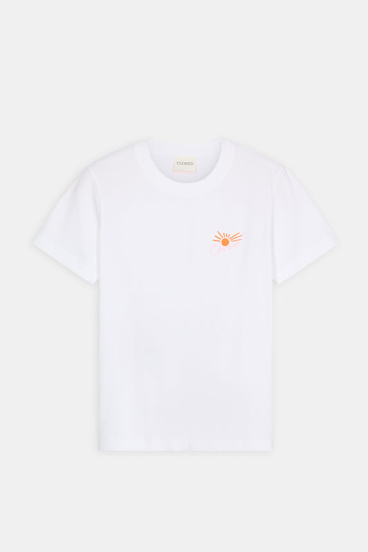 T-shirt Basique Jersey Blanc