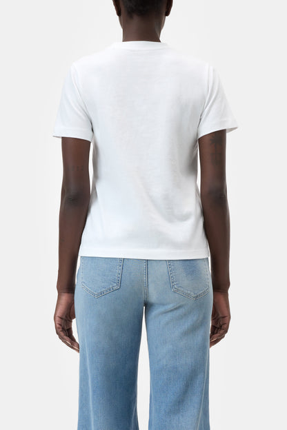 T-shirt Basique Jersey Blanc