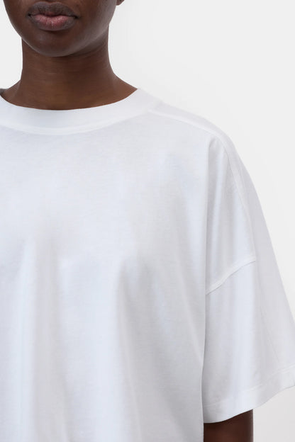 T-shirt Deep Yoke White
