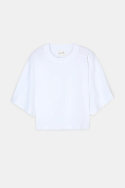 T-shirt Deep Yoke White