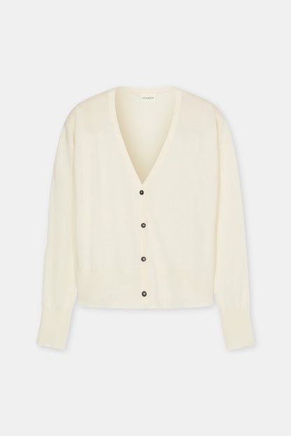 Cardigan Cropped V Witherit Beige