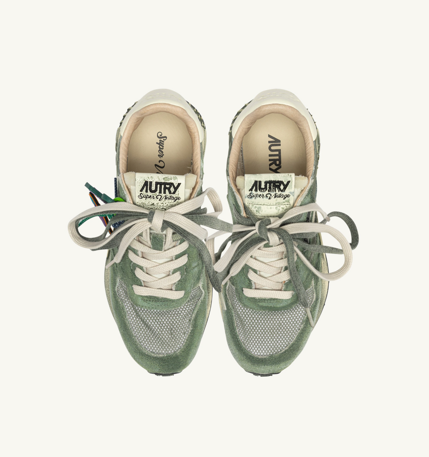 Baskets Reelwind YS09 Vintage Sage White