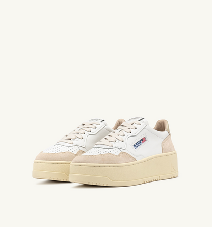 Baskets Platform LS01 Suede White Platinum