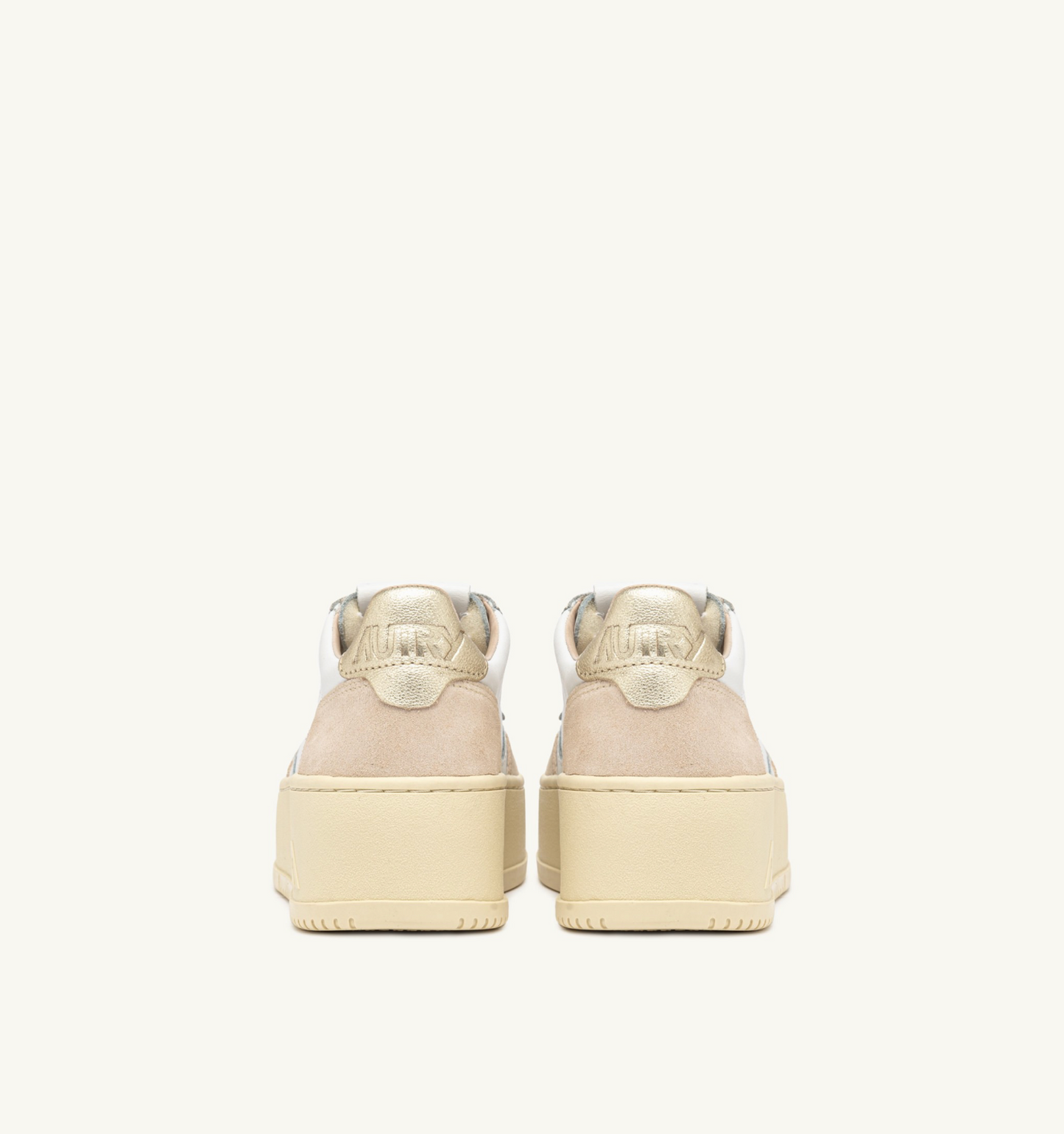 Baskets Platform LS01 Suede White Platinum