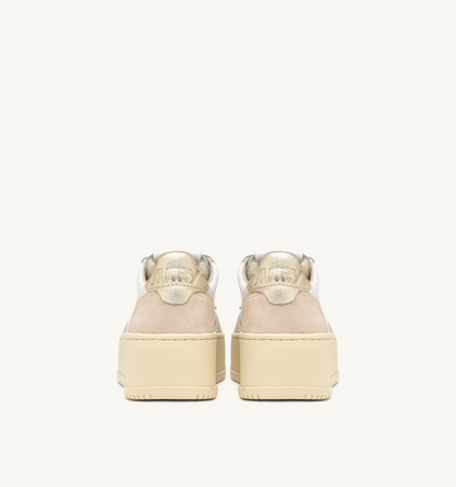 Baskets Platform LS01 Suede White Platinum
