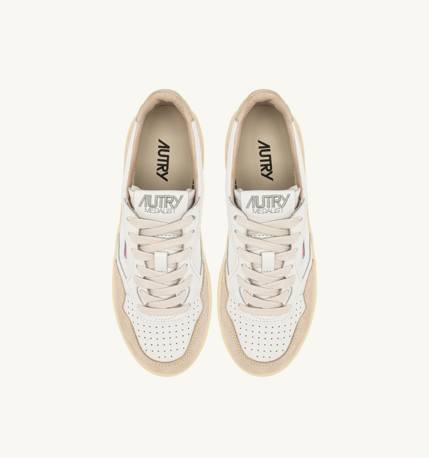 Baskets Platform LS01 Suede White Platinum