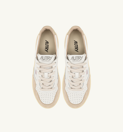 Baskets Platform LS01 Suede White Platinum