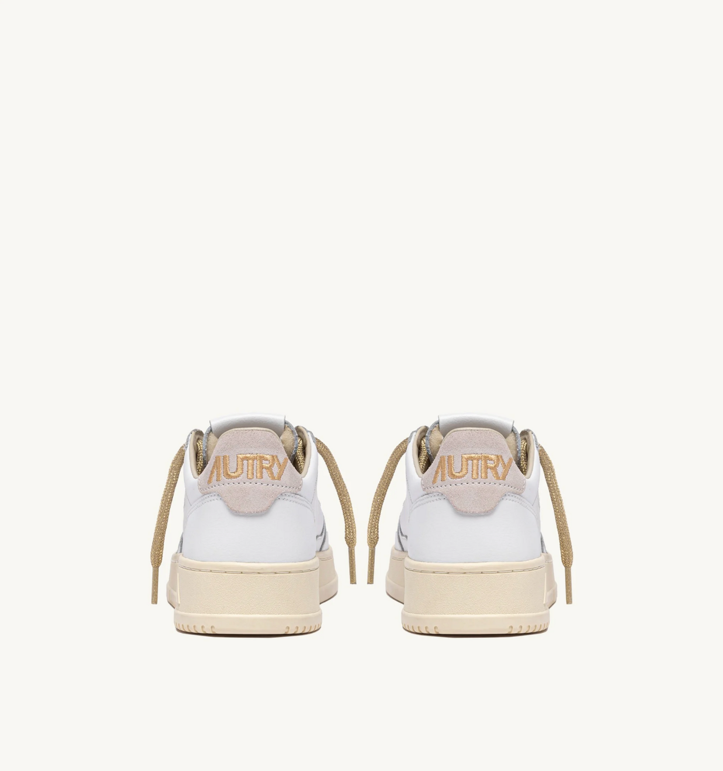 Baskets Medalist SW01 White Lurex Or
