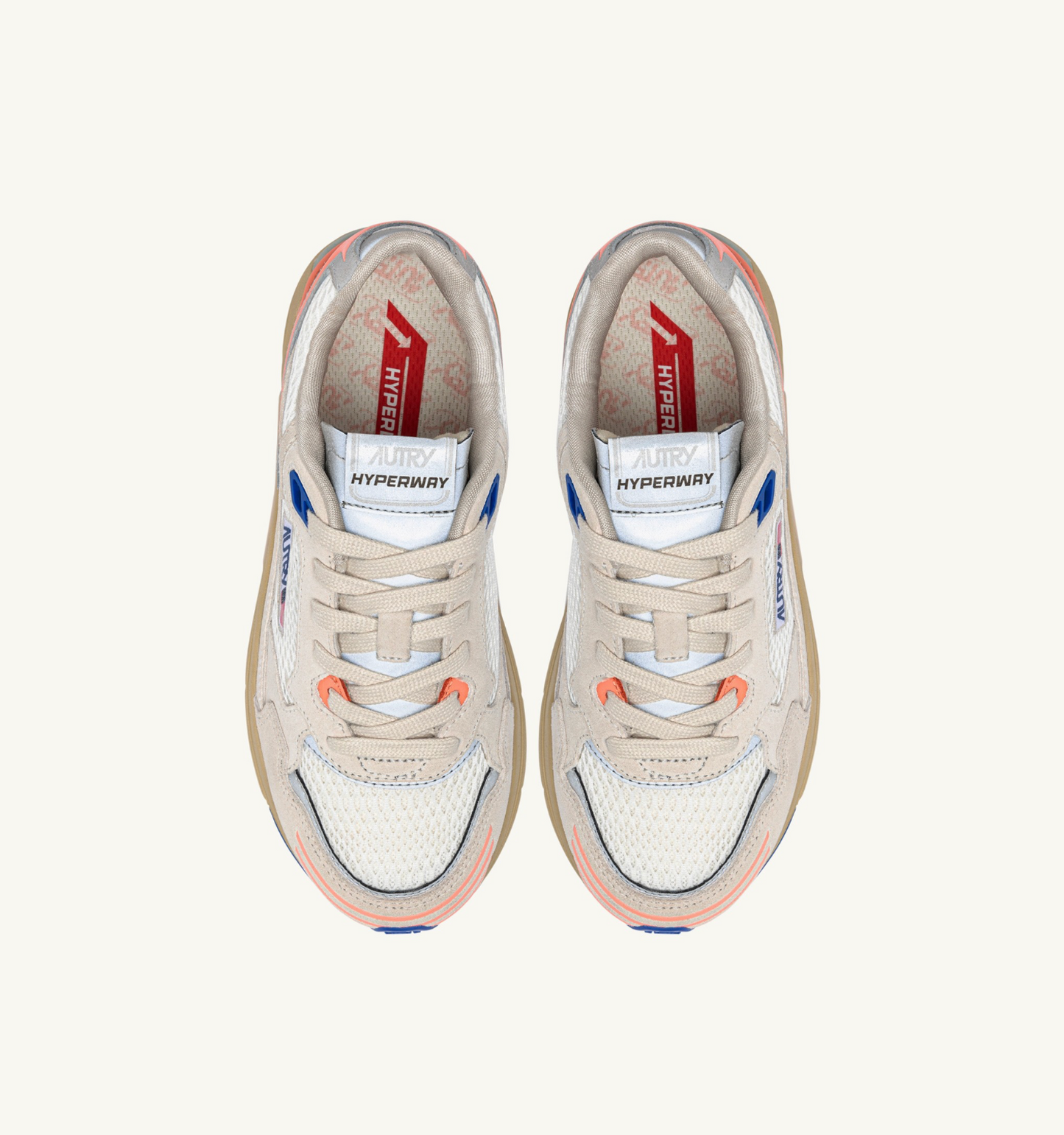 Baskets Hyperway HU02 White Peach Pink