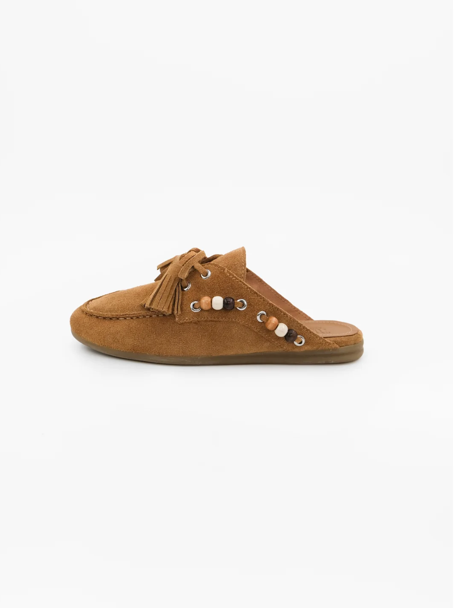 Mules Killian Daim Cognac