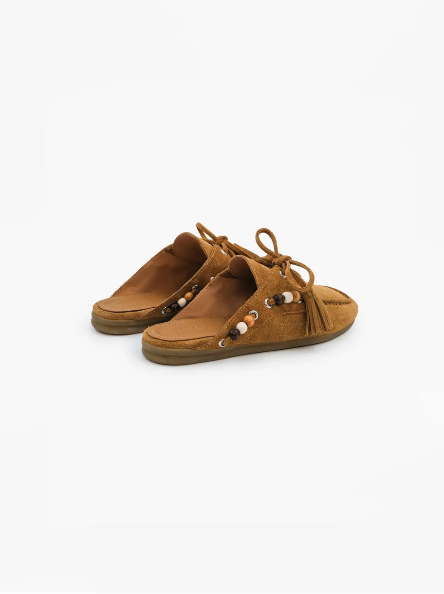 Mules Killian Daim Cognac