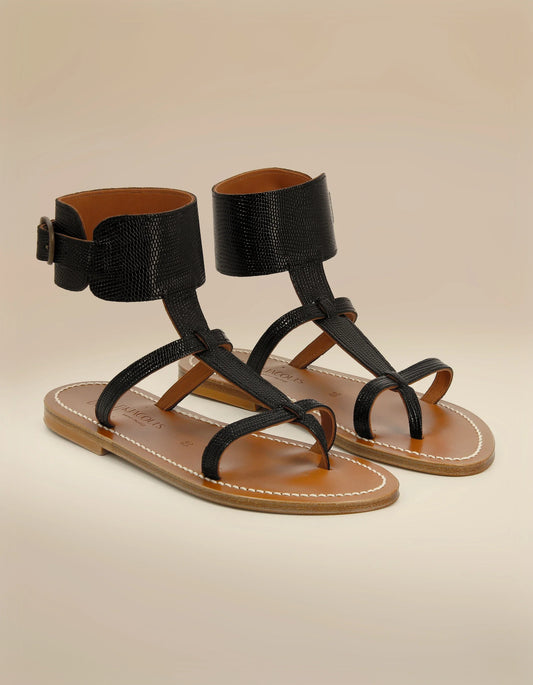 Sandales Caravelle Ebene Sagunto Noir