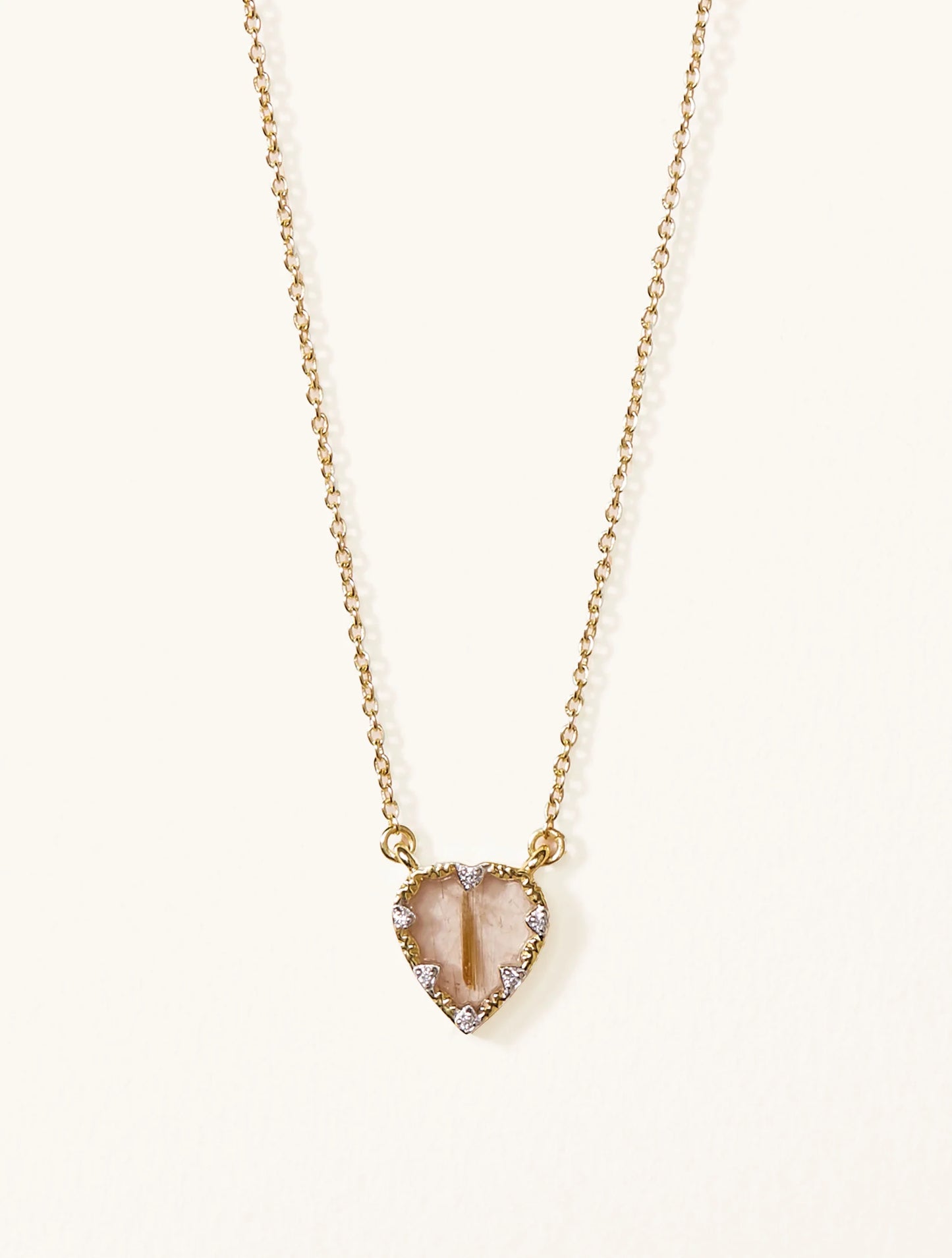 Collier Lima Quartz Rutile