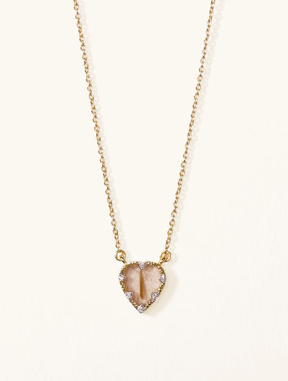 Collier Lima Quartz Rutile