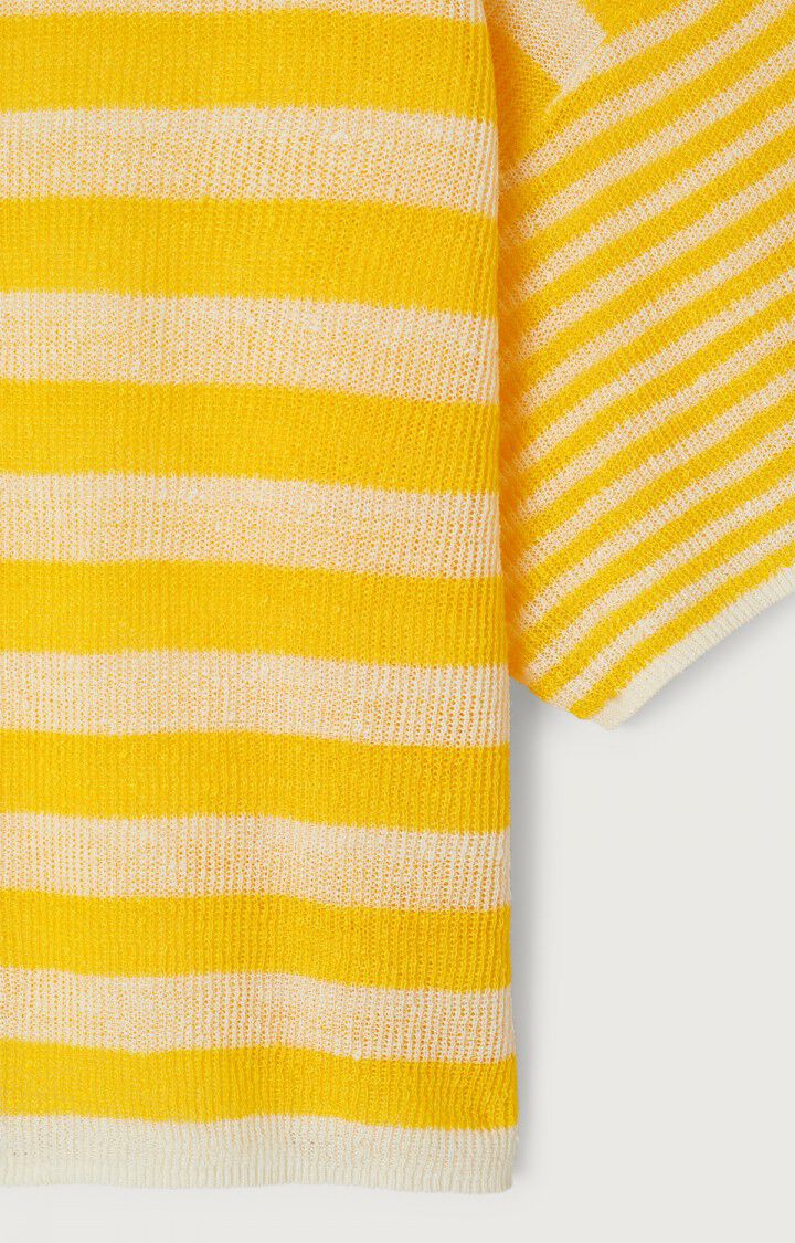 Pull Epaky Tournesol Rayé Ecru