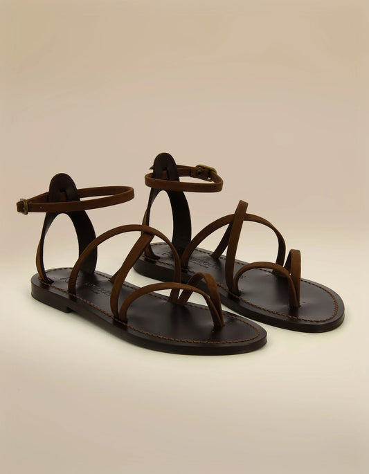 Sandales Epicure Moka Nubuck Ebony