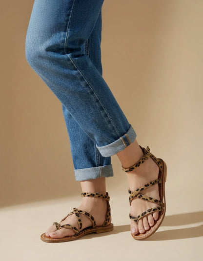 Sandales Epicure Horsy Leopard