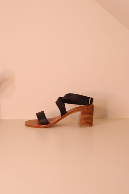 Sandales Mia Pulit Obsidienne
