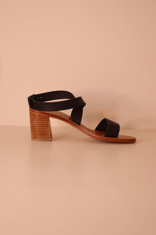 Sandales Mia Pulit Obsidienne