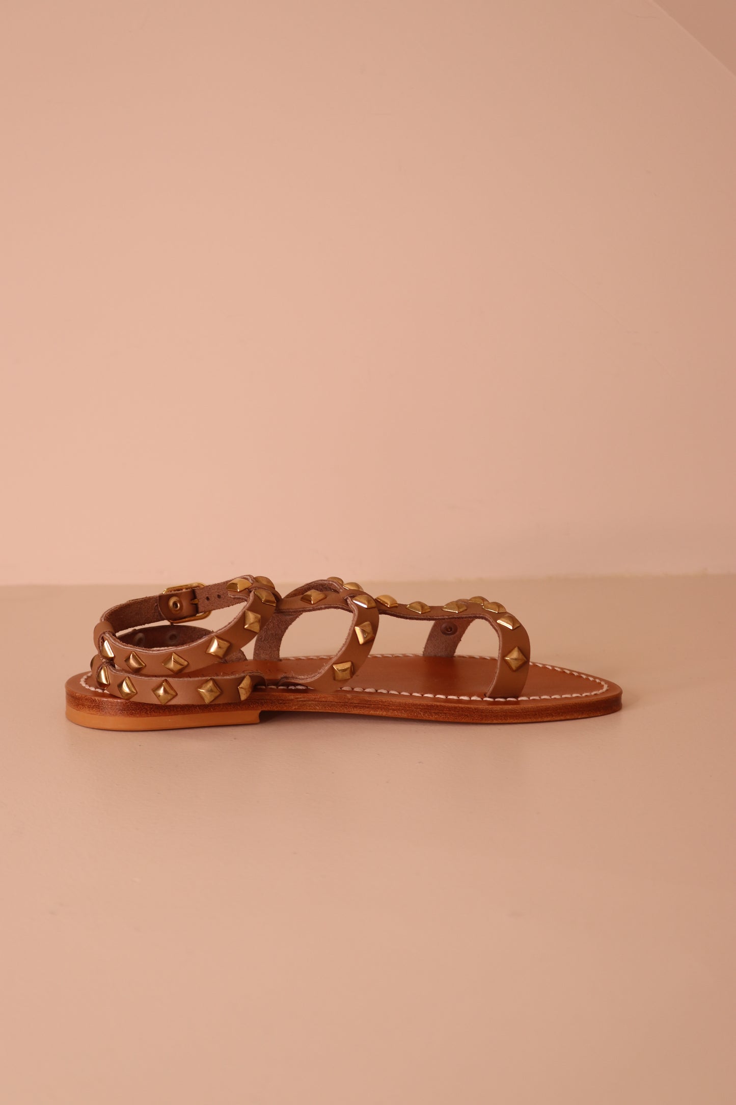 Sandales Arelatepyr Taupe Or