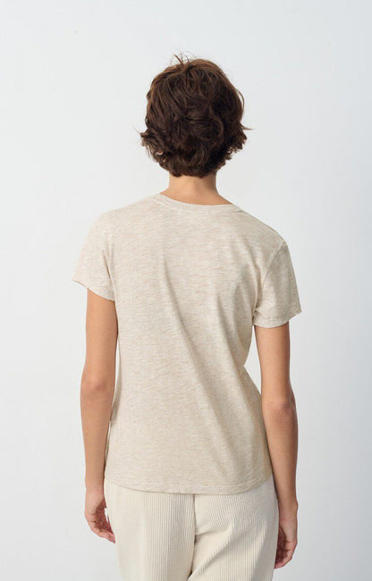 T-shirt Jacksonville Creme Chiné