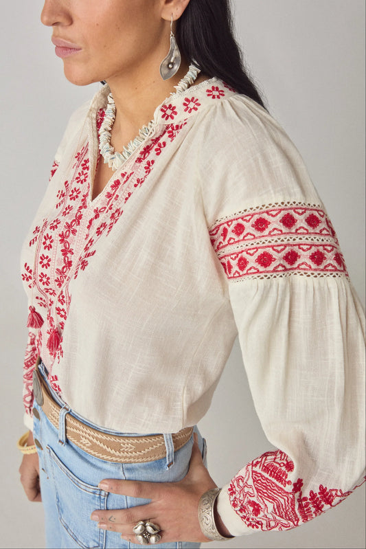 Chemise Antonella Cranberry