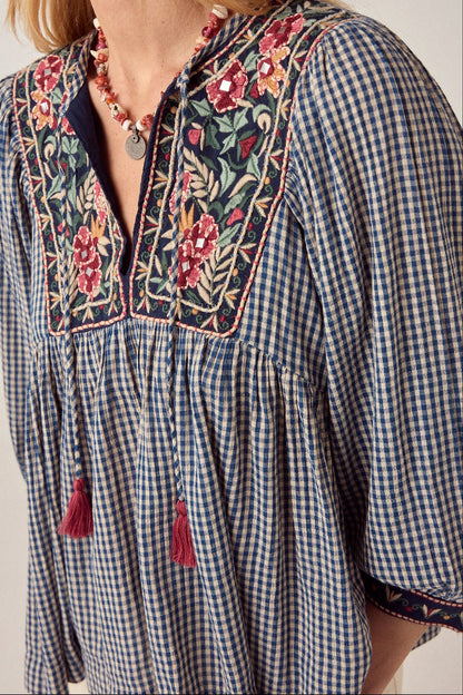 Chemise April Bleu Picnic