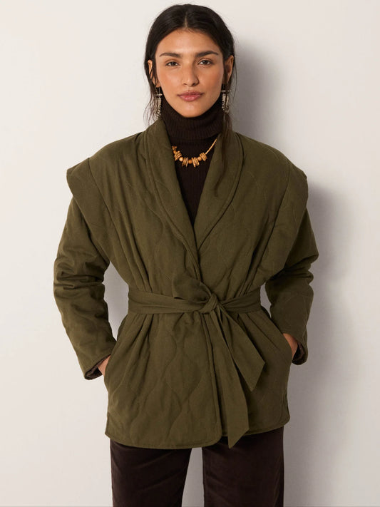 Veste Lucille Olive Bloom