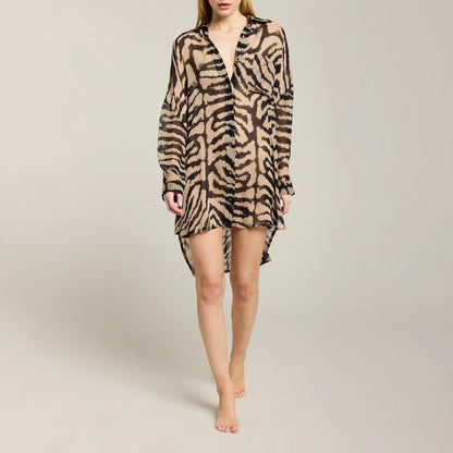 Chemise Zanzibar Safari Sesame
