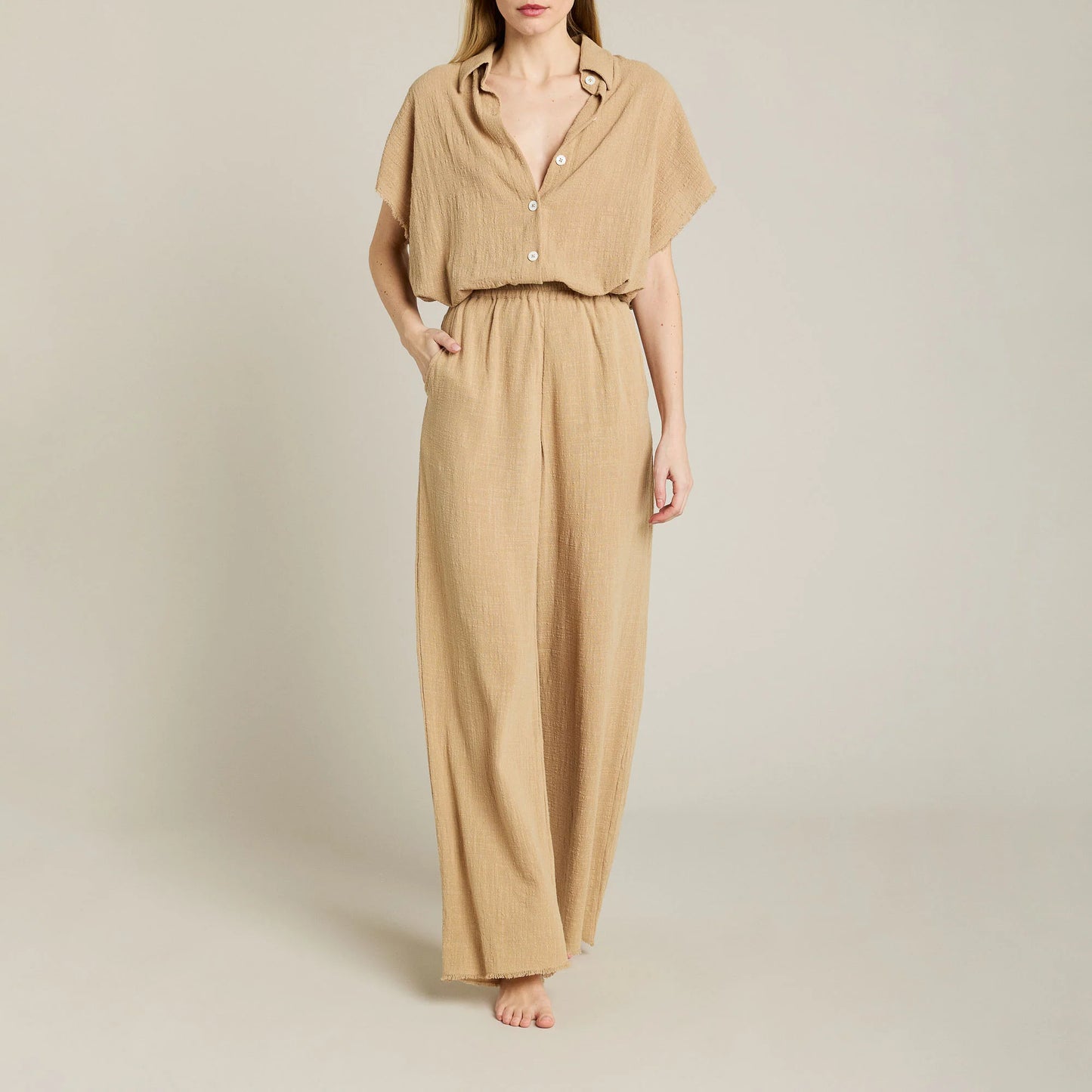 Chemise Corinthe Sesame