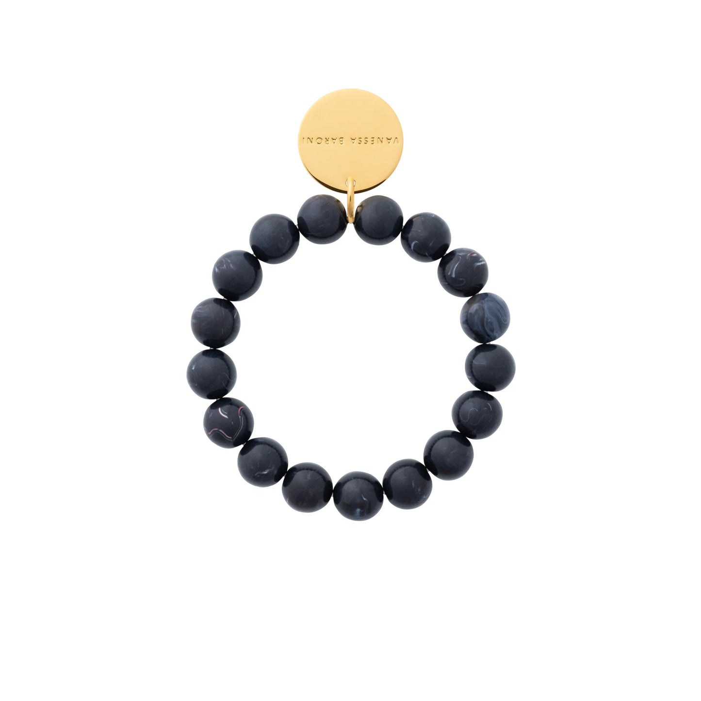 Bracelet Mini Beads Flex Black Universe Marble