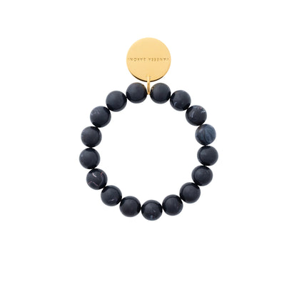 Bracelet Mini Beads Flex Black Universe Marble