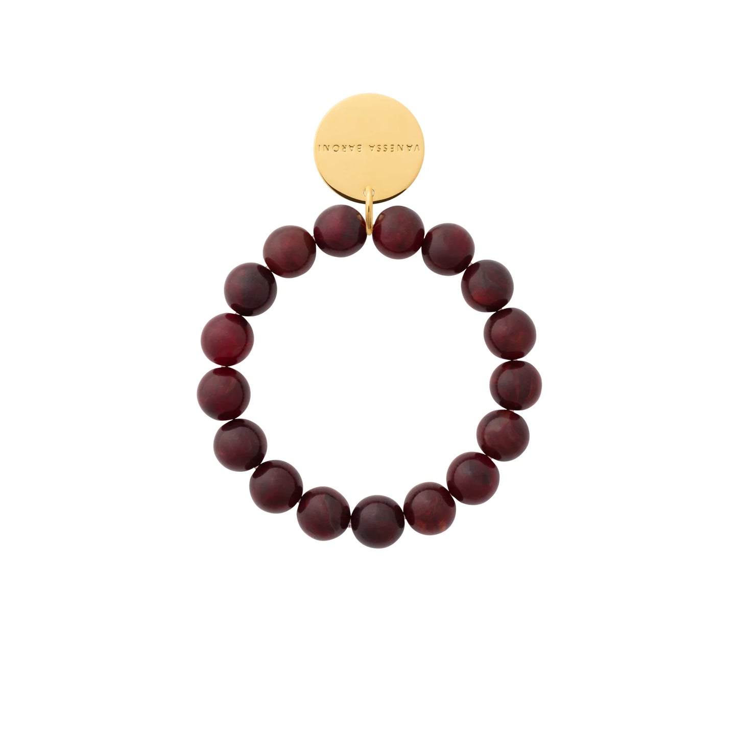 Bracelet Mini Beads Flex Bordeaux Marble