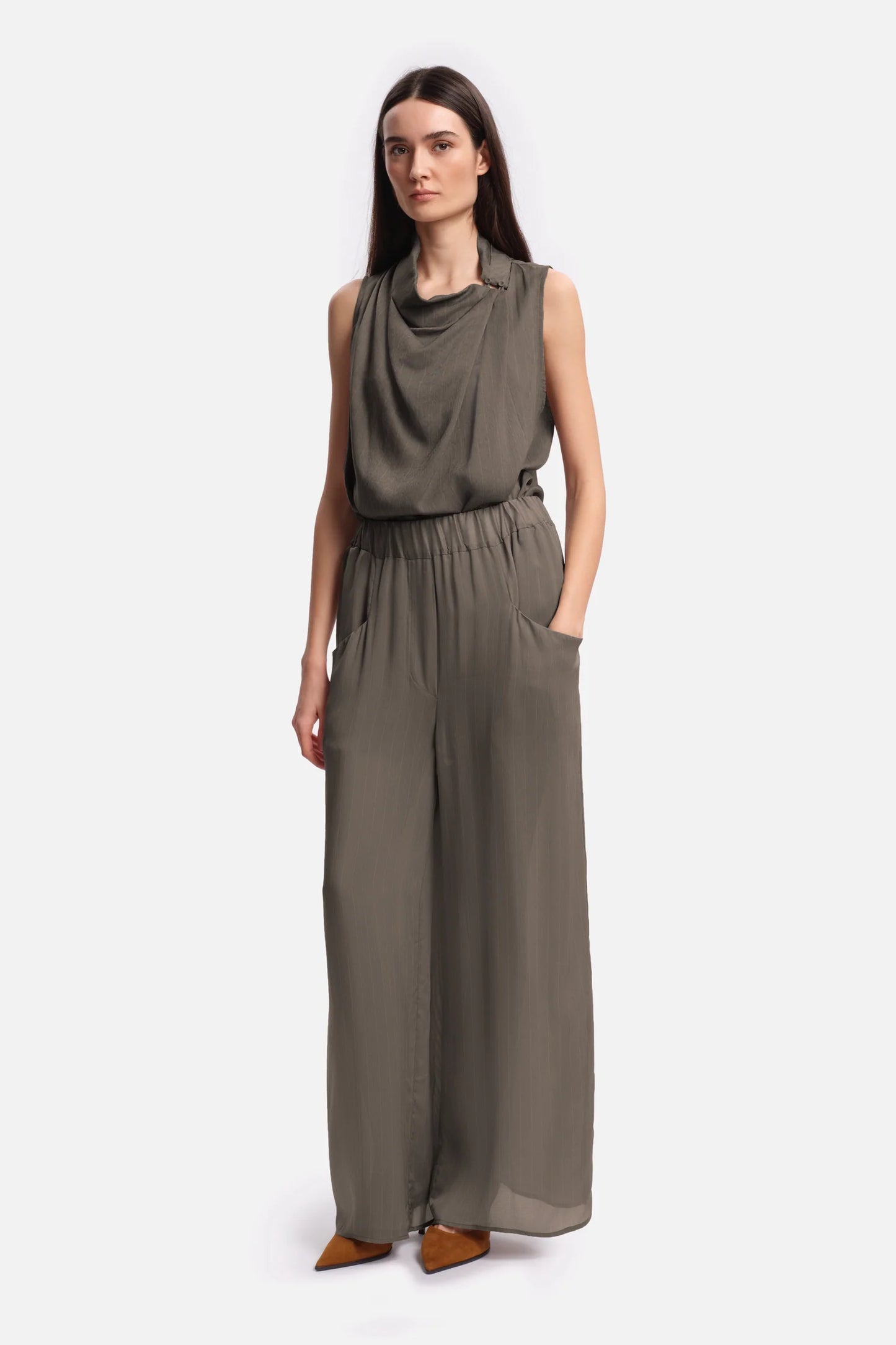 Pantalon Ned Kaki Stripes