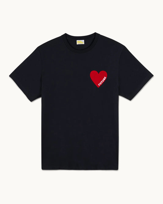T-shirt Coeur Noir