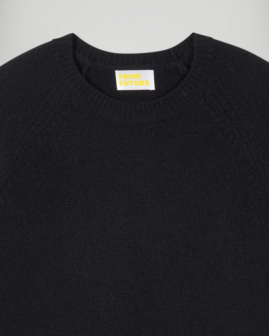 Pull Col Rond Noir